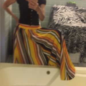 Multi colored maxi skirt. Will fit S-L